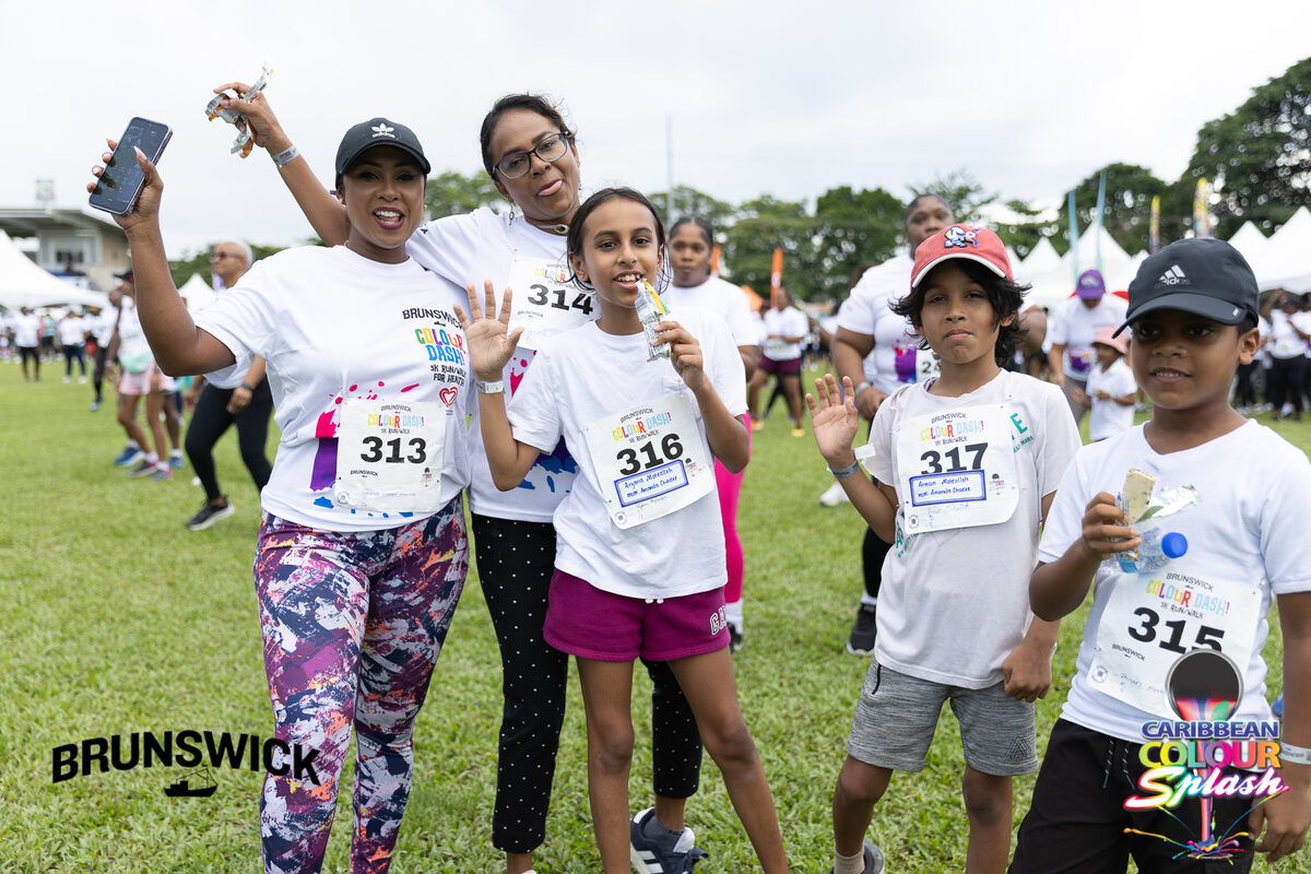 Participant at the Colour Dash