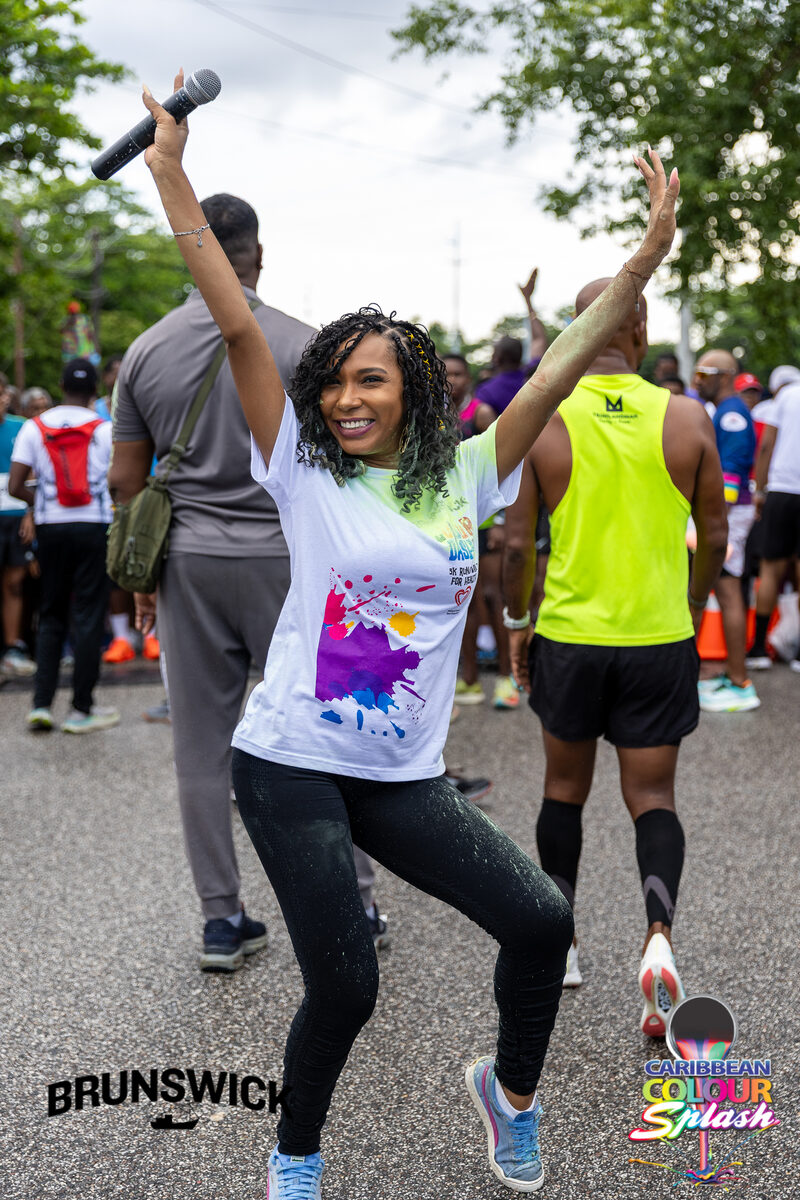 Runners at the Colour Dash