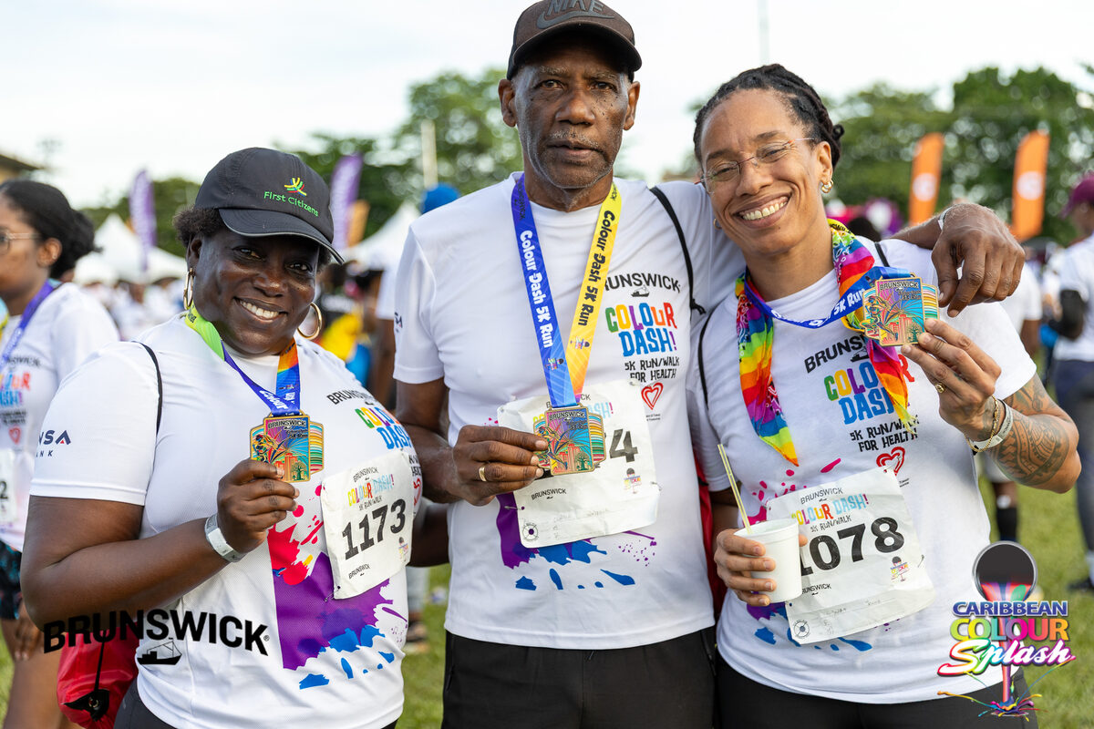 Participants at the Colour Dash