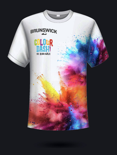 Official Brunswick Colour Dash 2026 T-Shirt