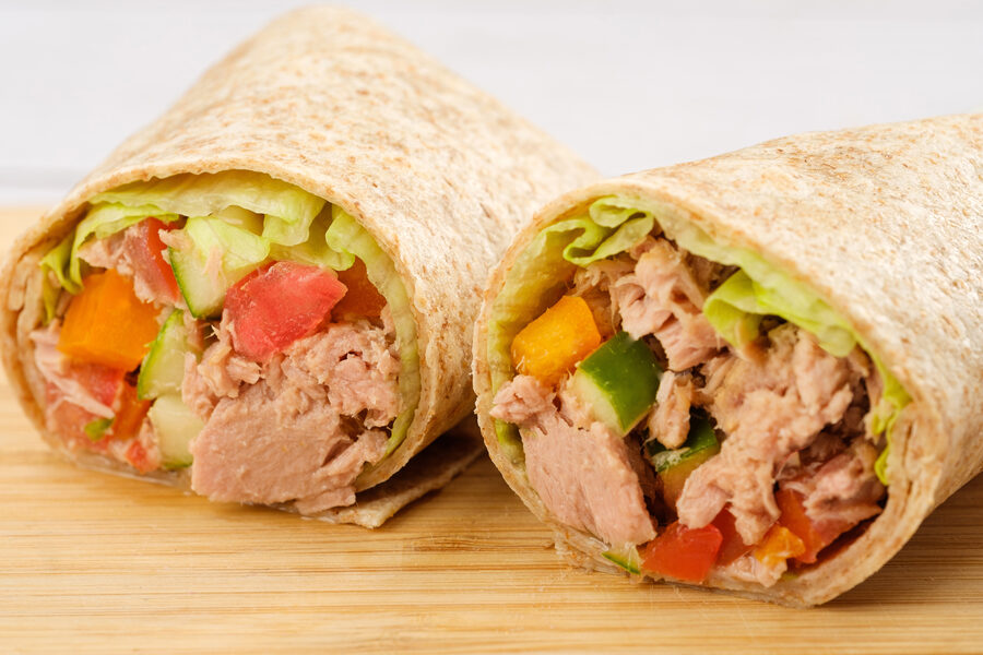 Whole Wheat Tuna Wrap